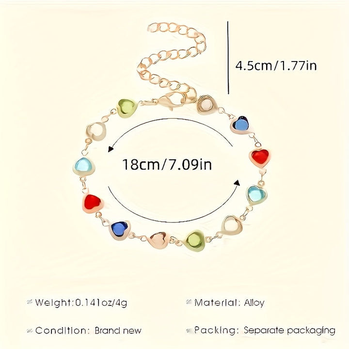 Unik hjerteformet armbånd