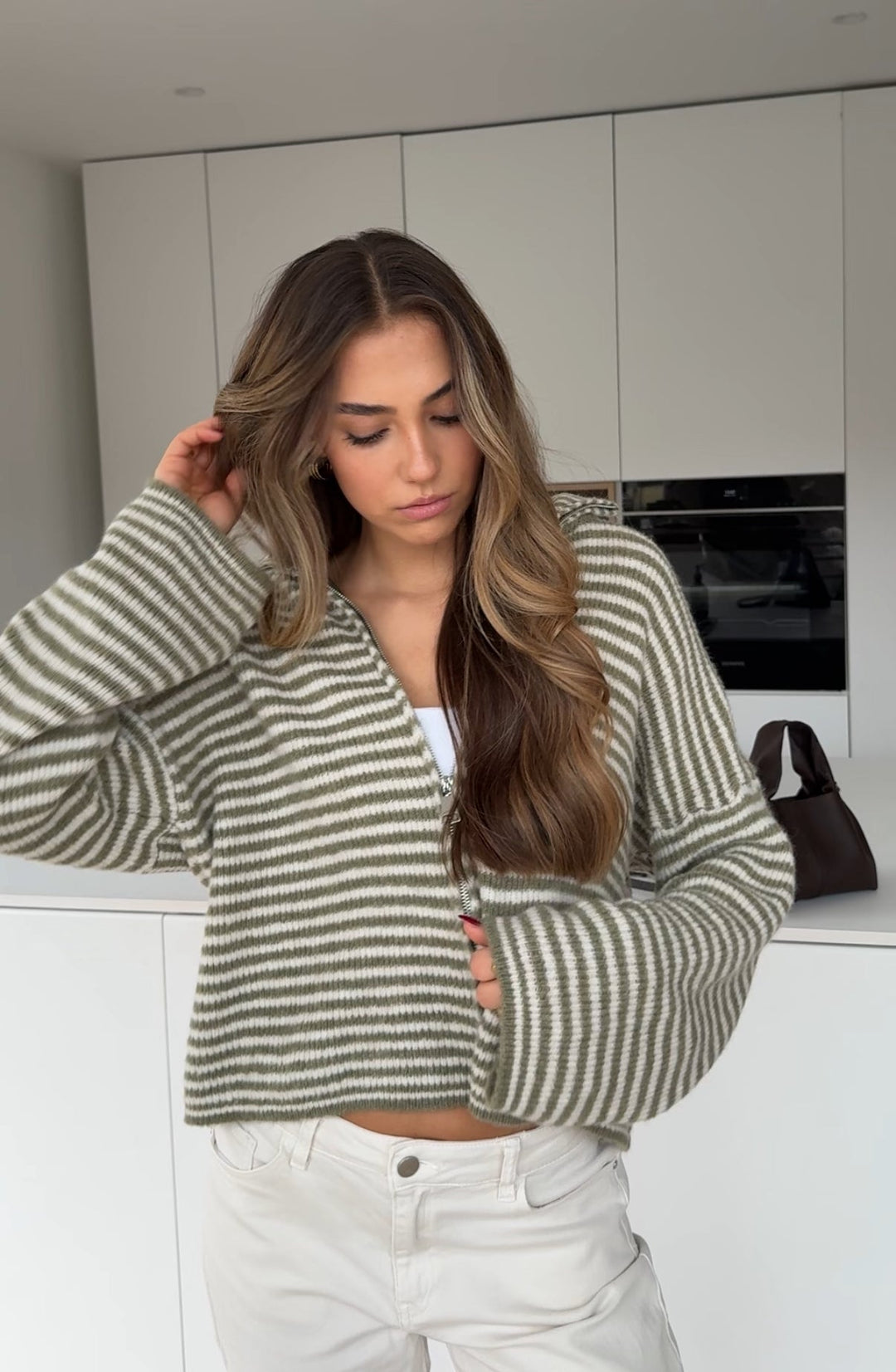 Edel | Stribet Cardigan