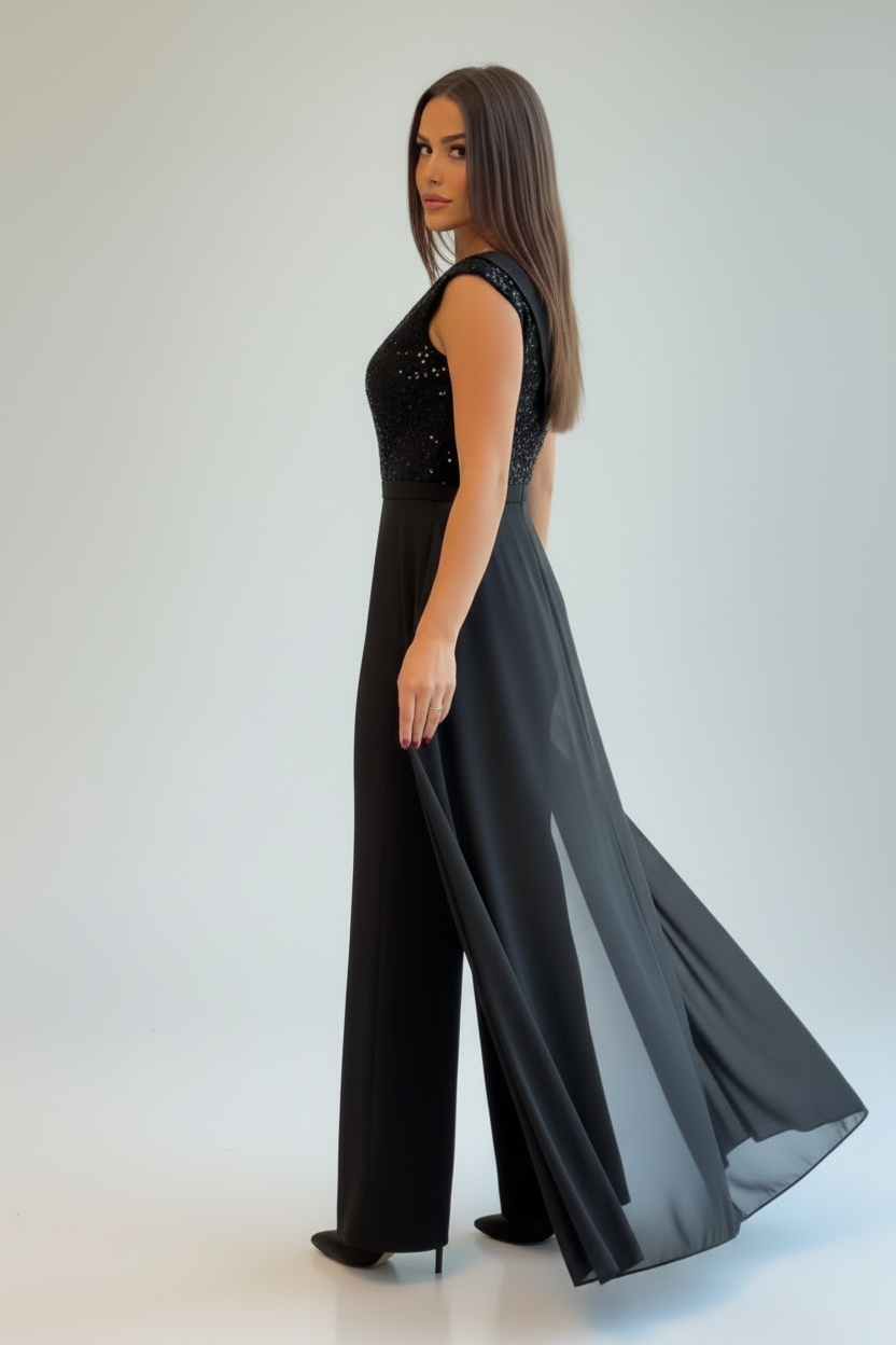 Viktoria - Ærmeløs heldragt i ren klasse