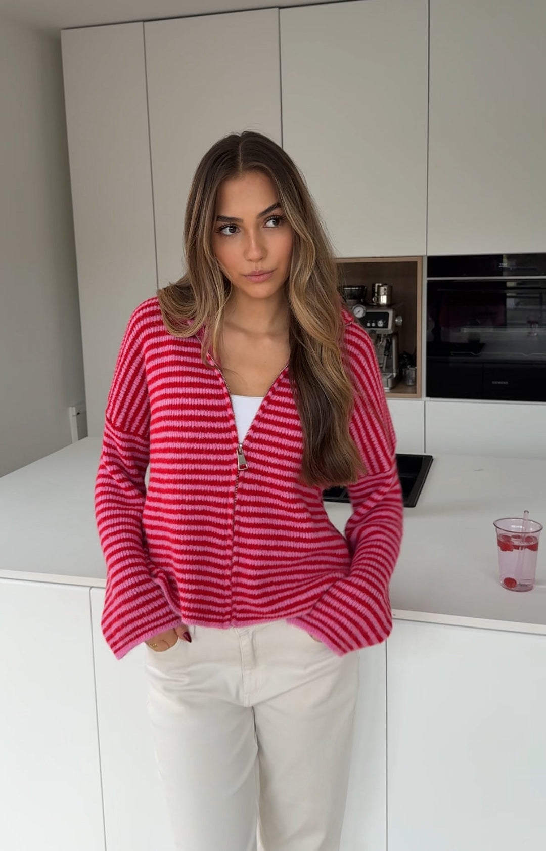 Edel | Stribet Cardigan