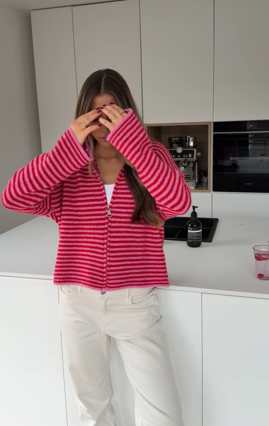 Edel | Stribet Cardigan