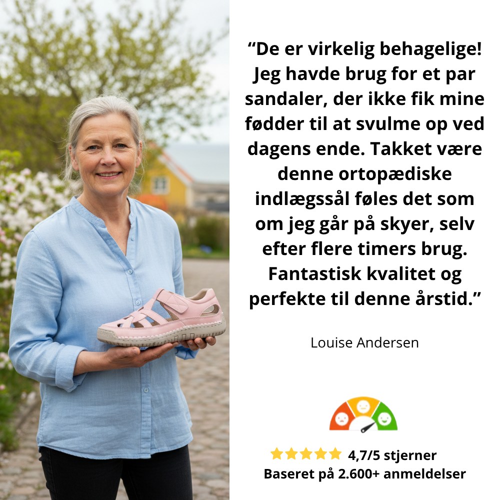 Karen™ 2.0 | Ortopædiske sandaler med guddommelig lethed