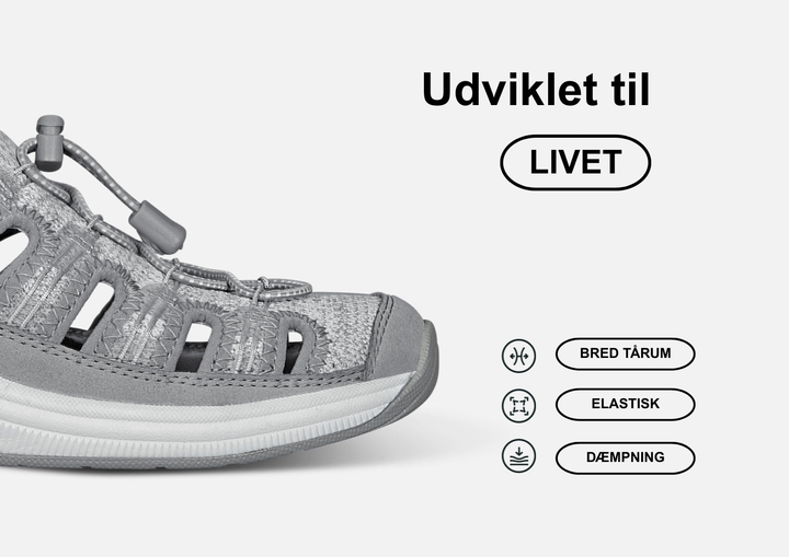 Agnes - Den sporty komfort-sandal til aktive sommerdage