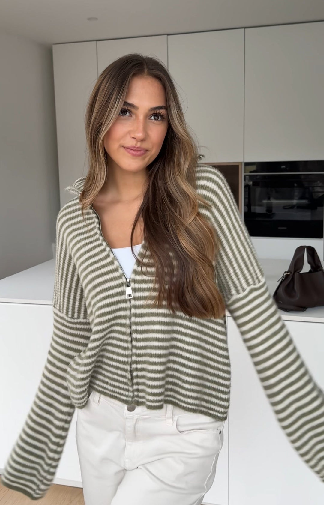Edel | Stribet Cardigan