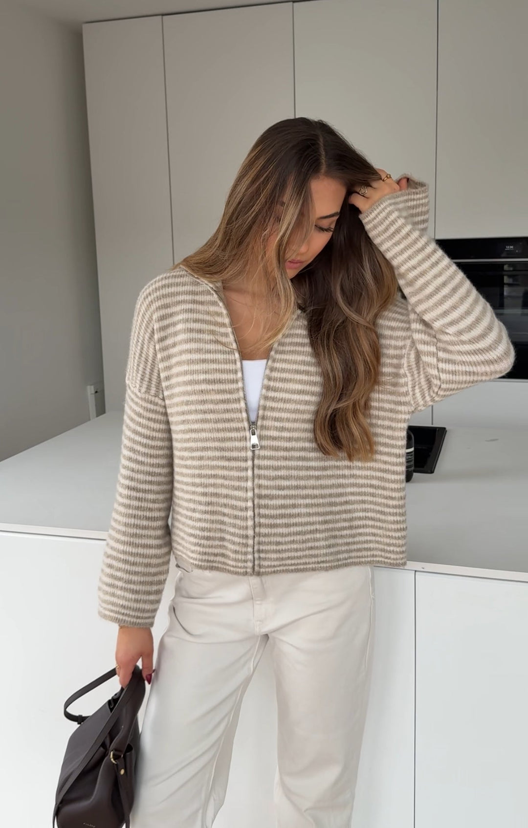 Edel | Stribet Cardigan