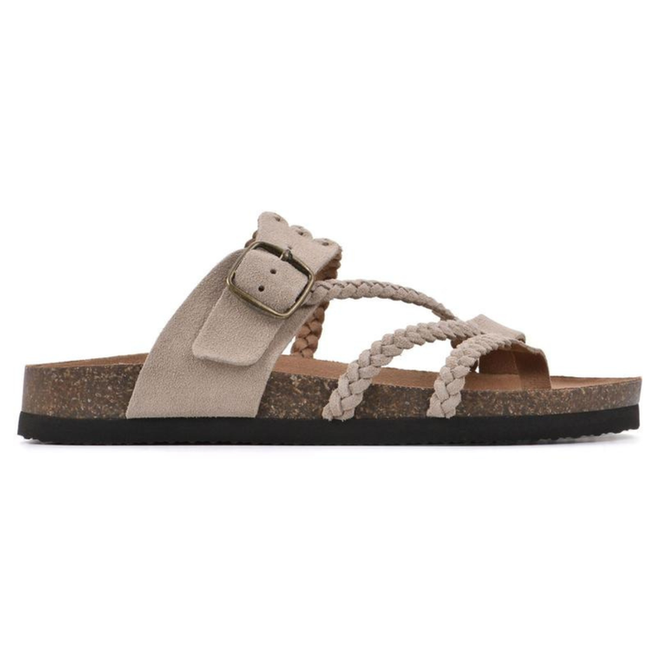 Ella - Flettede Kork Sandaler