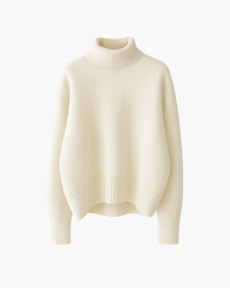 Ragnfrid | Blød sweater med rullekrave