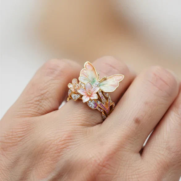 Klar Sommerfugering fra Naturen med Zirkon