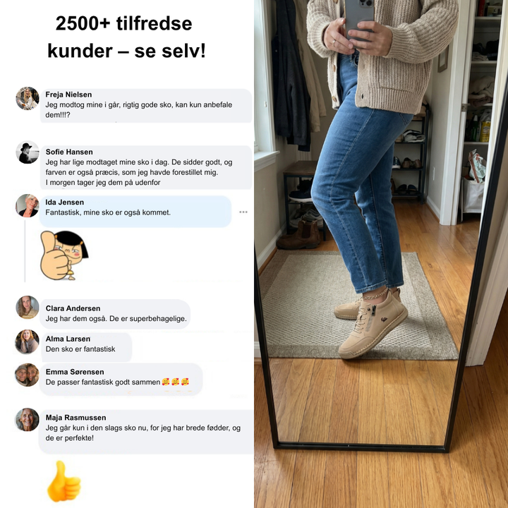 Mila™ – Ortopædiske sneakers med ConfortPlus-indlægssål