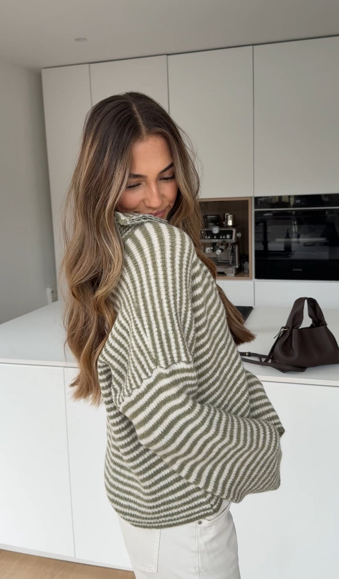Edel | Stribet Cardigan