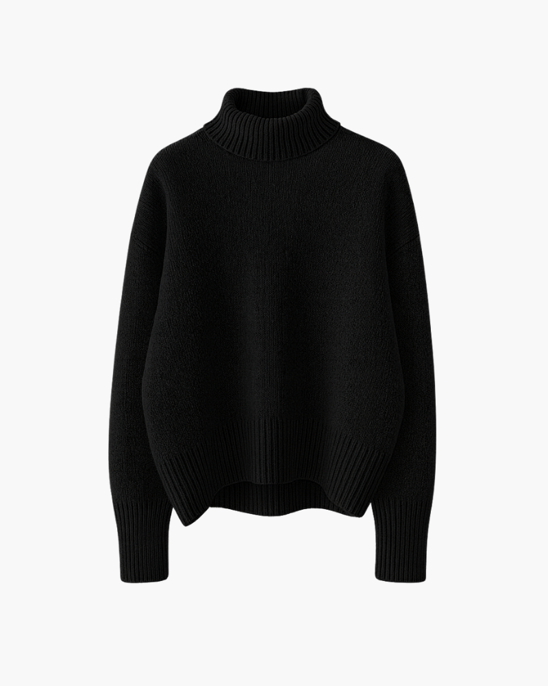 Ragnfrid | Blød sweater med rullekrave