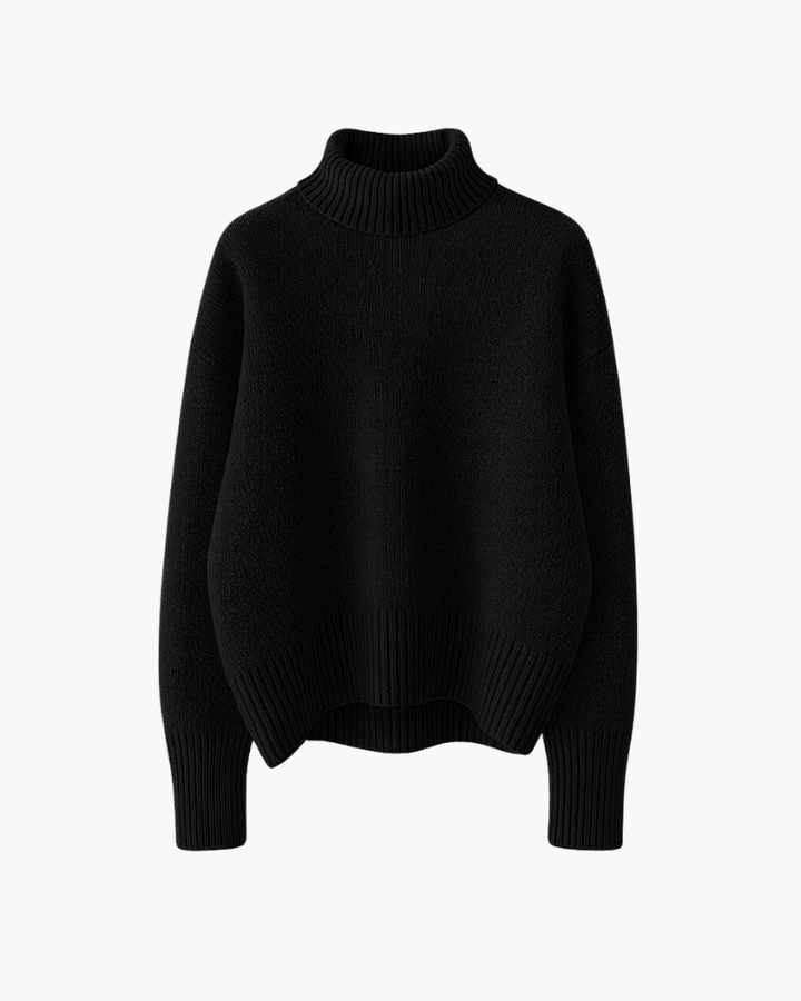 Ragnfrid | Blød sweater med rullekrave