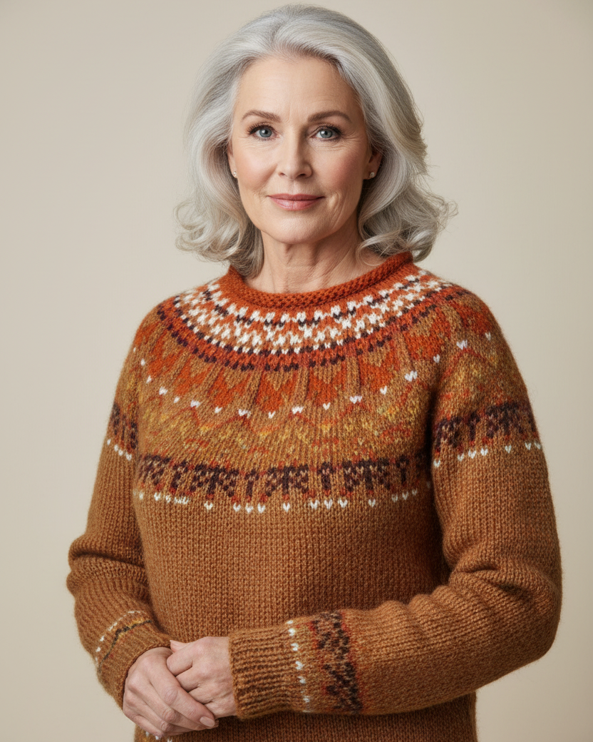 Solveig – Varm trøje med klassiske vinterdetaljer