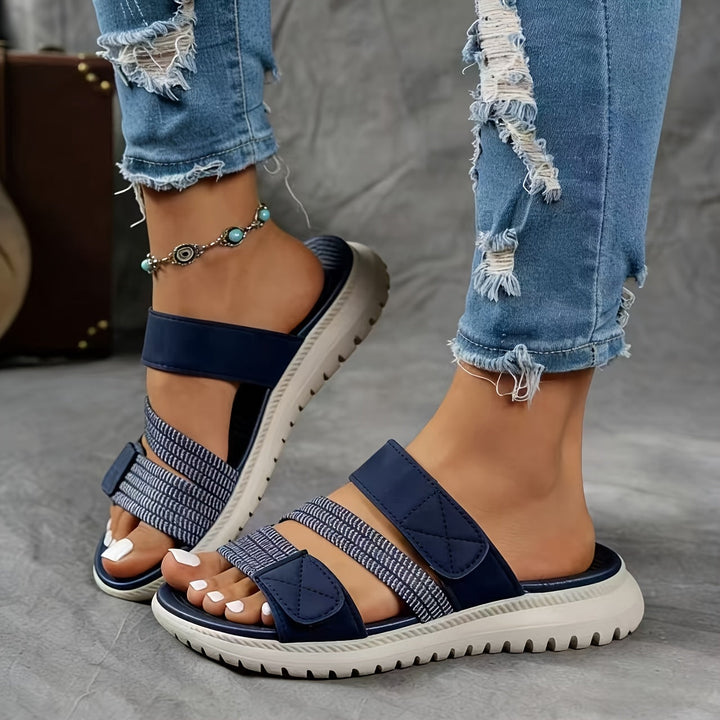 Karla - Sporty komfortsandale med plateau sål