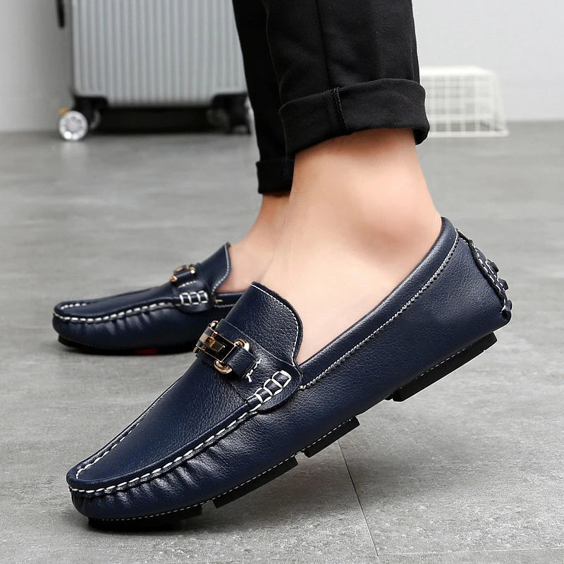 Ægte Læder Loafers