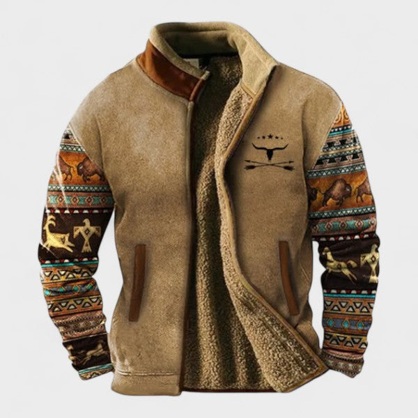 Adrien™ | Stilfuld fleecejakke til mænd med termoforing