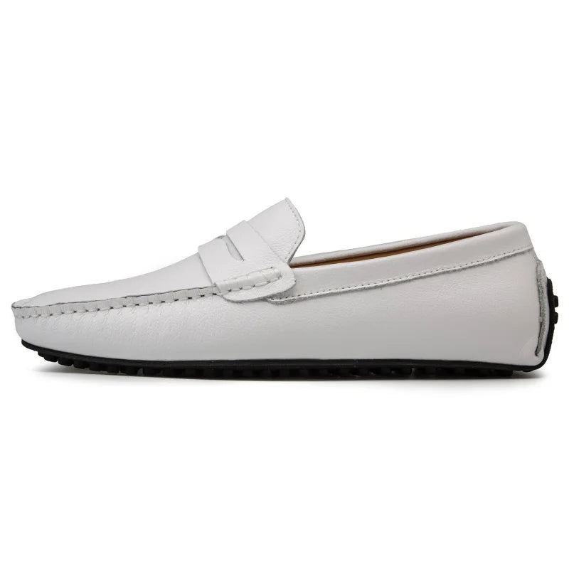 Afslappede Læder Sommer Loafers