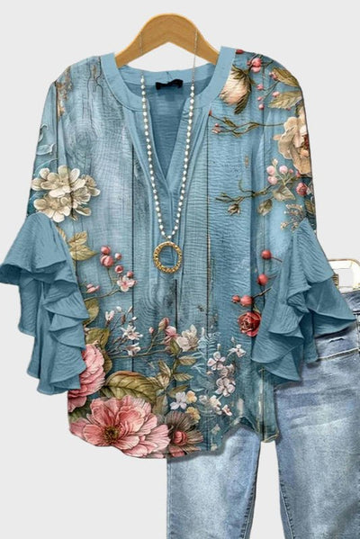 Alberte | Lyseblå bluse