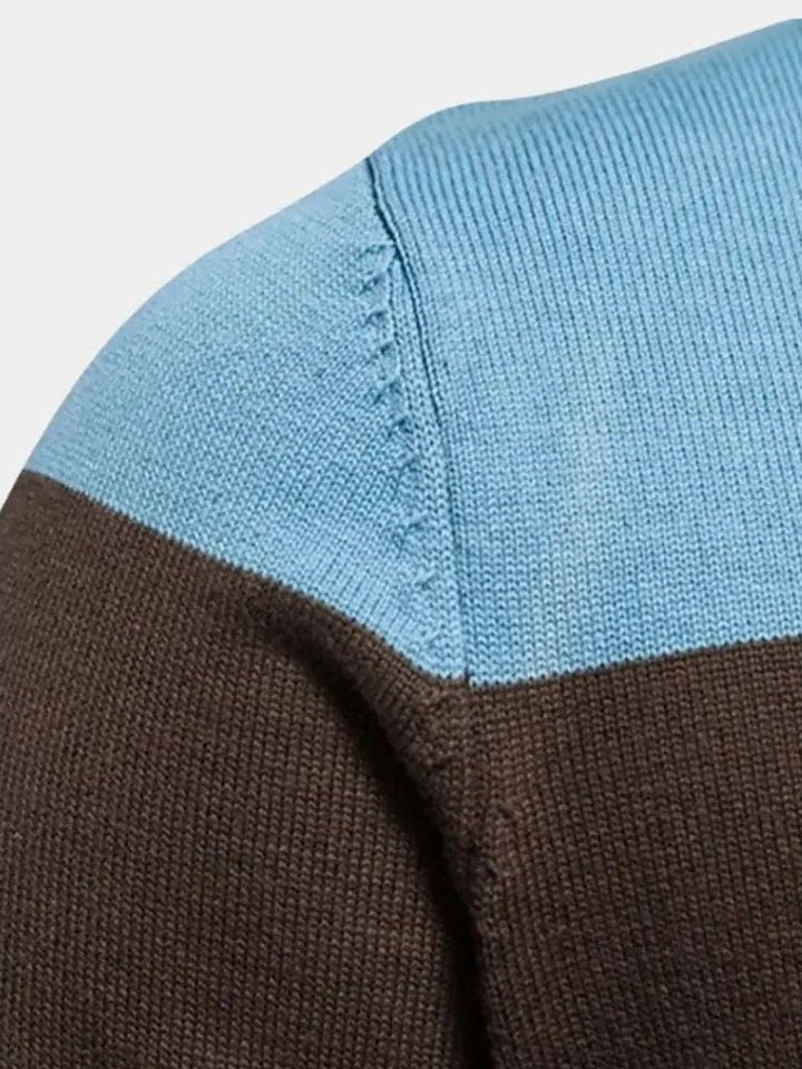 Anders™ | Strikcardigan med Lynlås