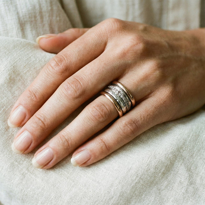 Vintage Guldbelagt Brystkasse i Lag