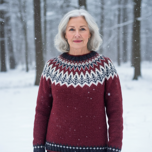 Saar – Varm trøje med klassisk skulderdesign