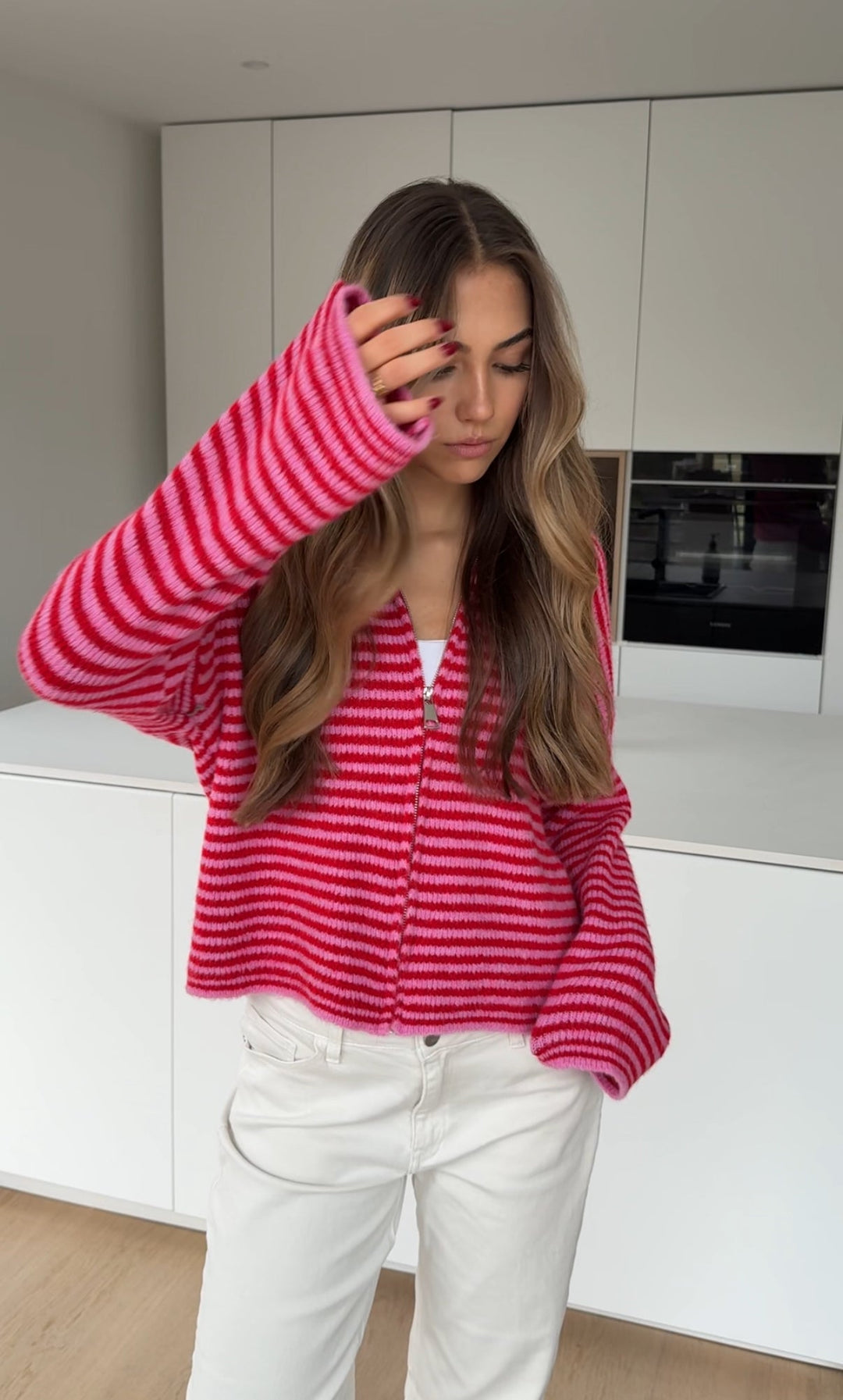 Edel | Stribet Cardigan
