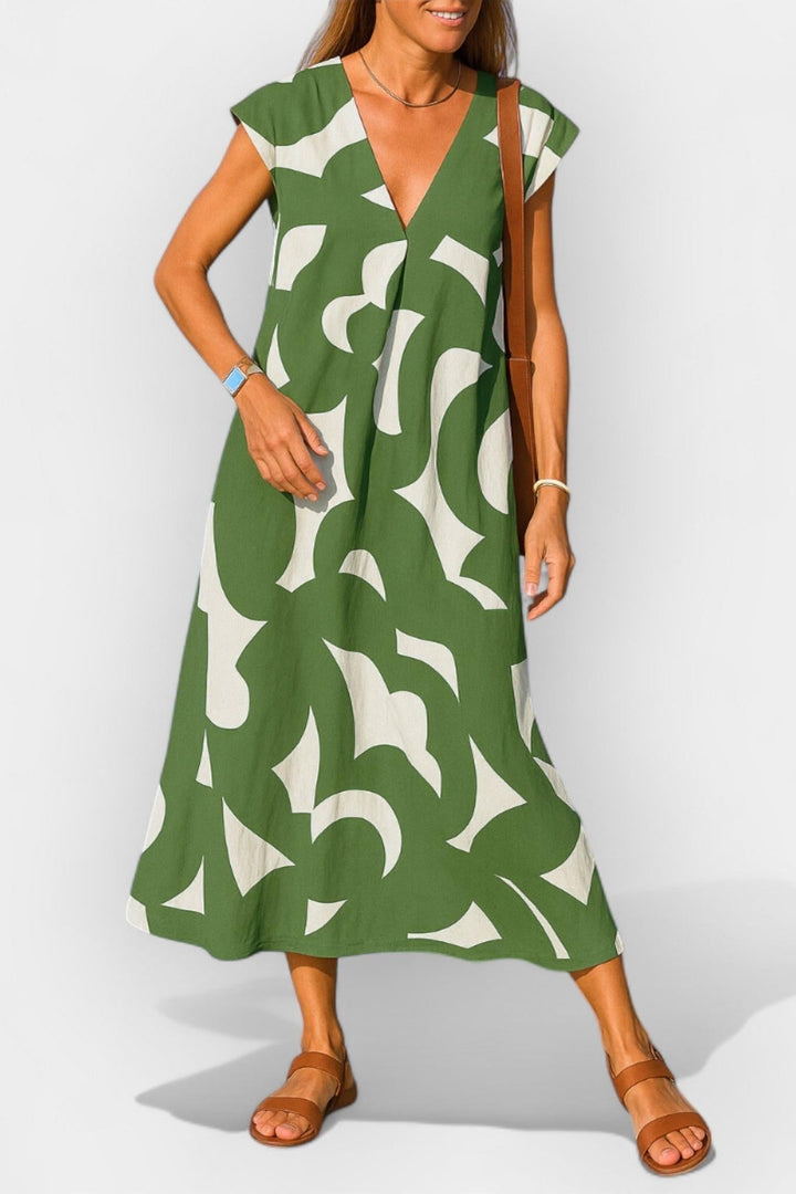 Camilla | V-hals kjole