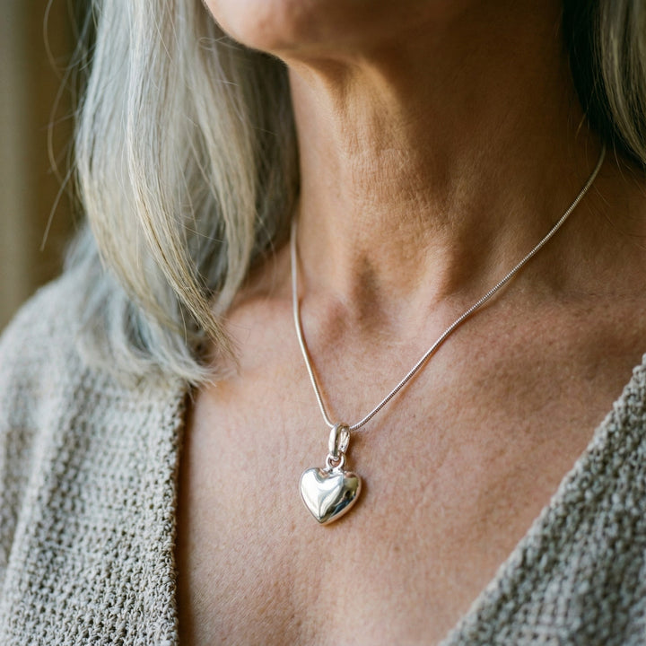 Hjertevedhæng i Sølv