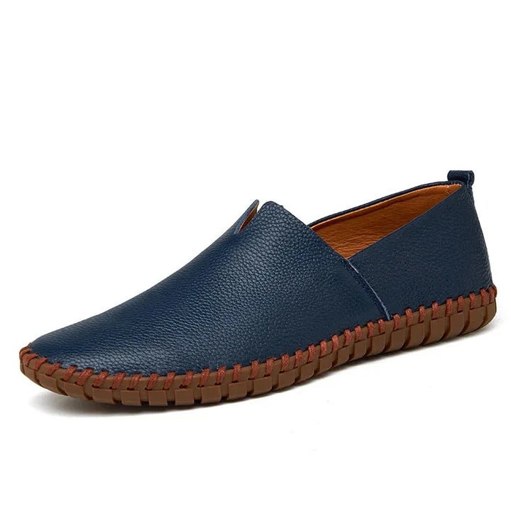 Elegant Åndbar Læder Loafers