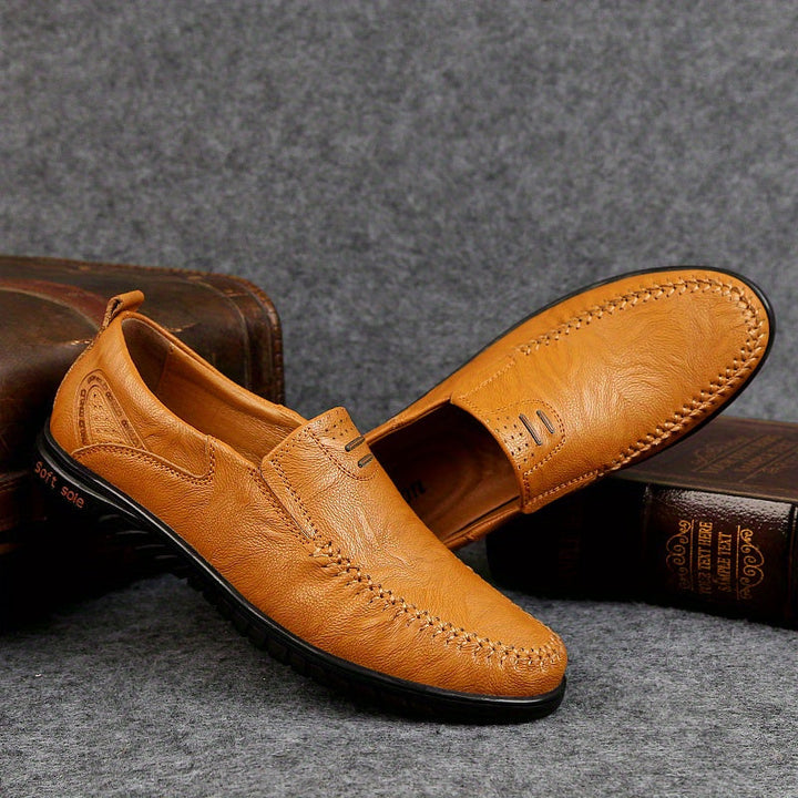 Elegant Læder Loafers
