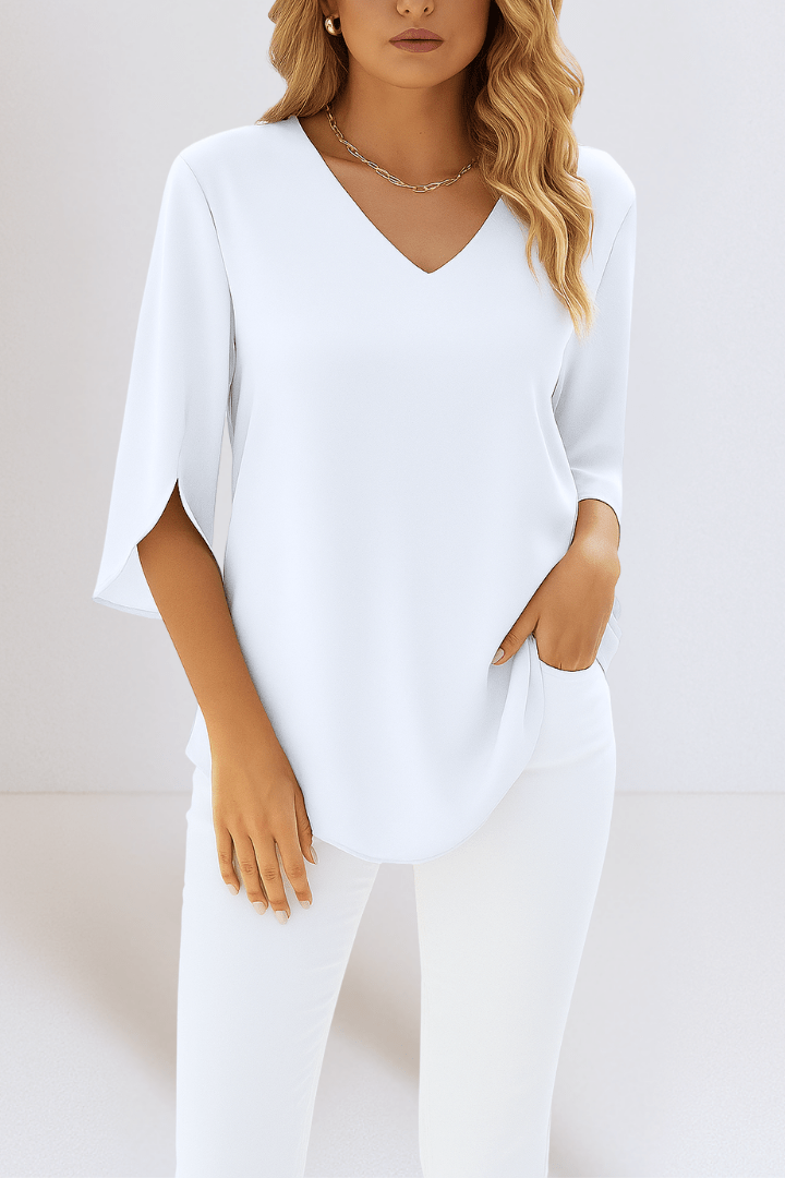 Emilie | V-hals Bluse