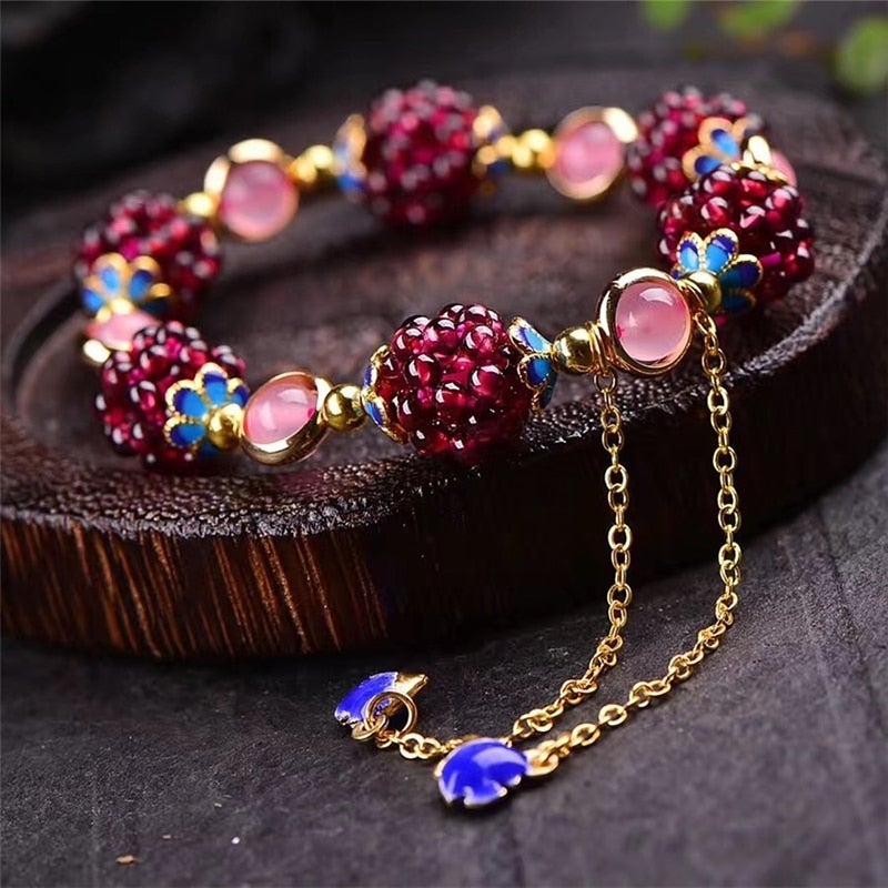 Armbånd Berries i Natursten