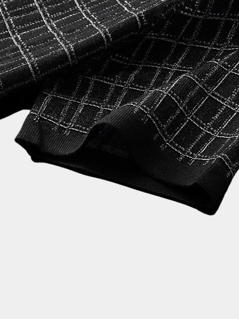 Holger™ | Klassisk Sort Strikpolo