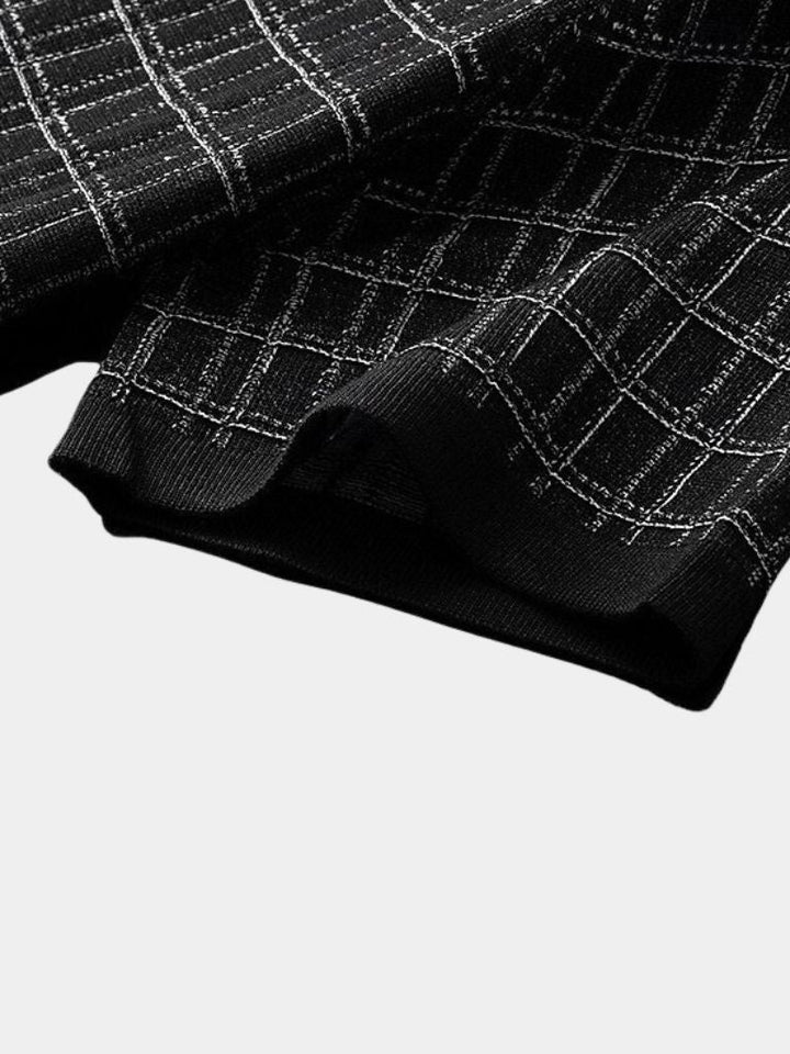 Holger™ | Klassisk Sort Strikpolo