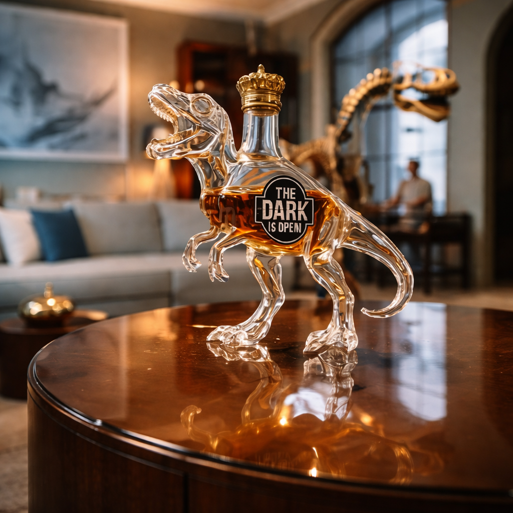 Whiskyflasker - T-Rex Udgave