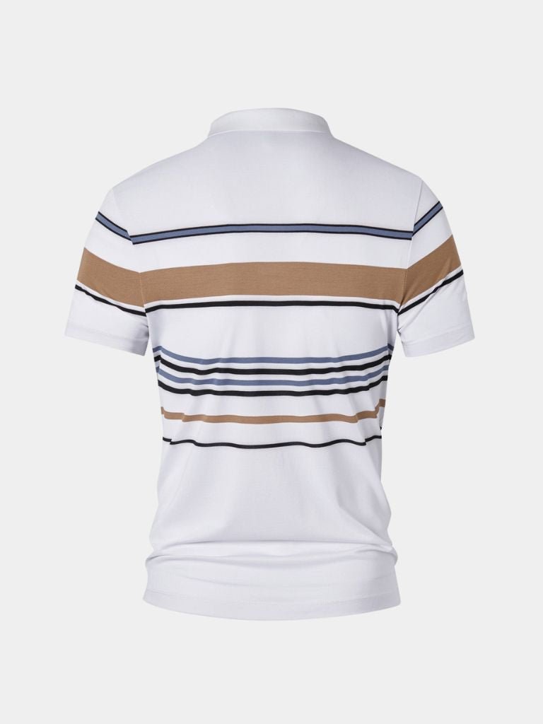 Kasper™ | Solnedgang Stribet Polo