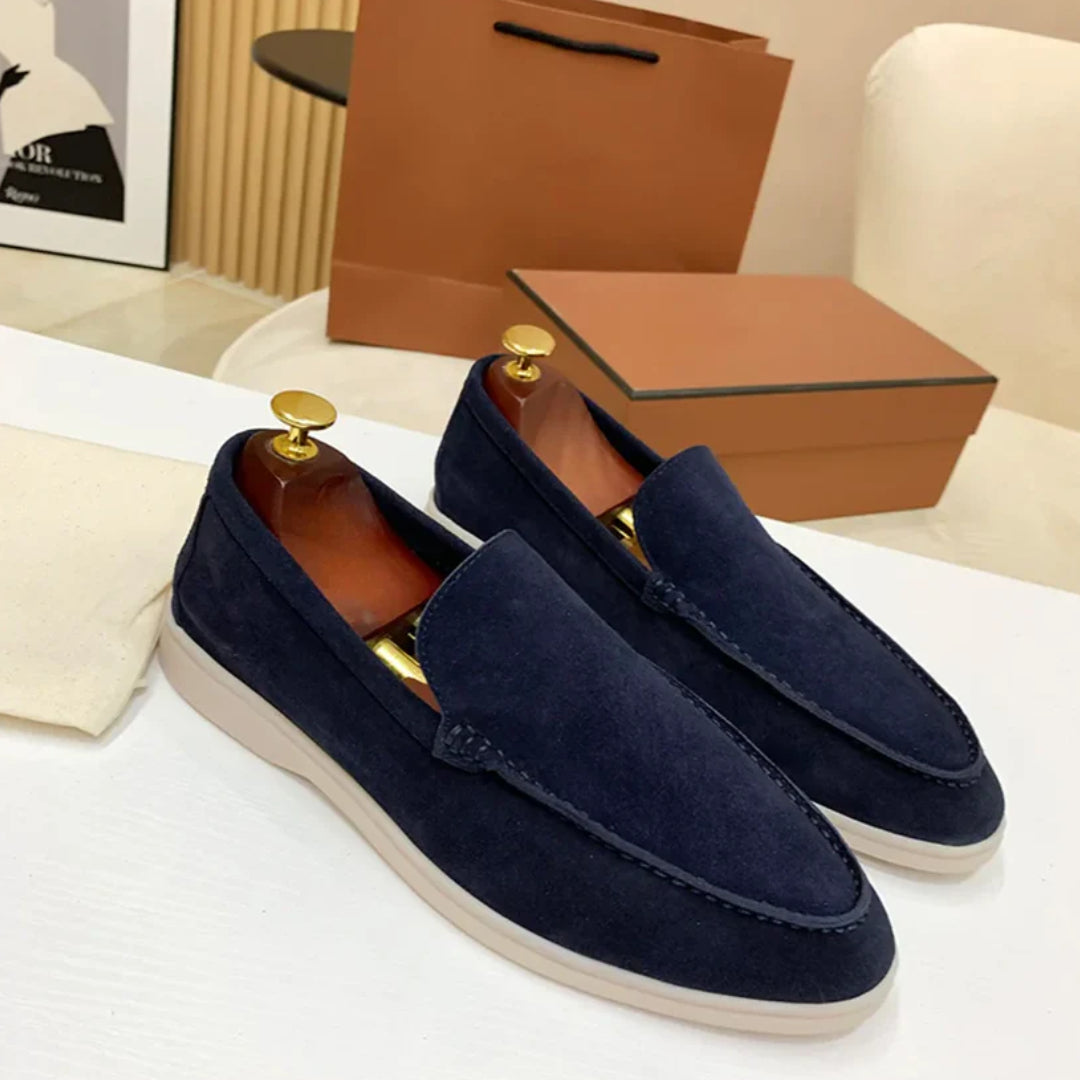 Klassiske Suede Loafers