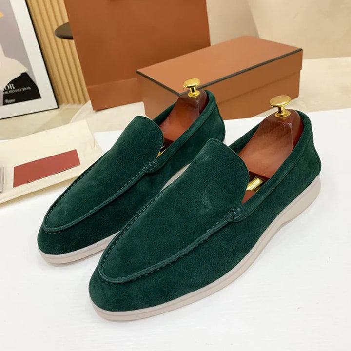 Klassiske Suede Loafers