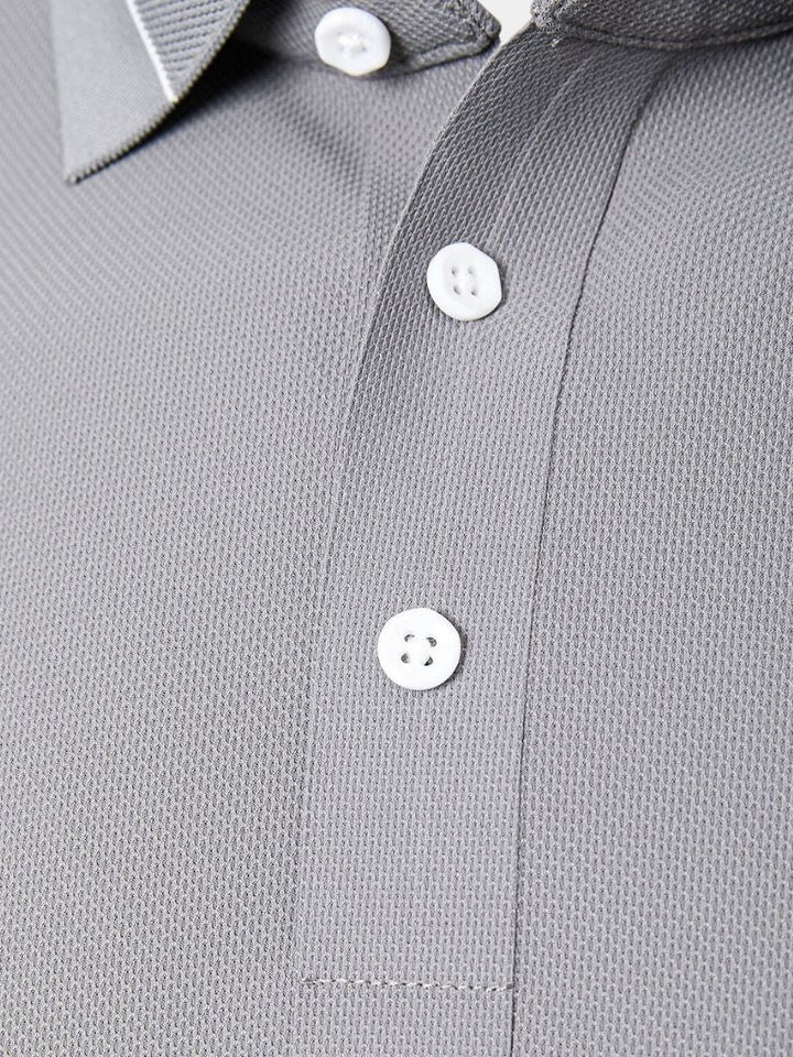 Klaus™ | Grå Stål Polo