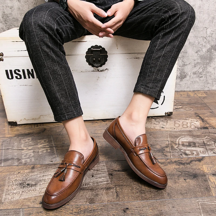 Læder Tøse Loafers