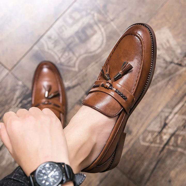 Læder Tøse Loafers