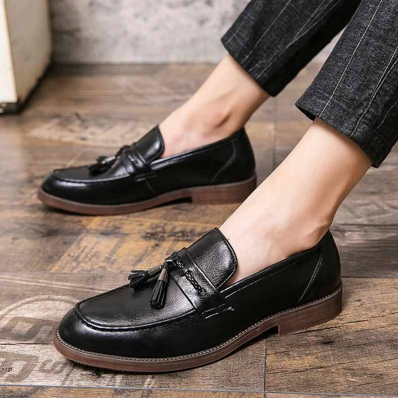 Læder Tøse Loafers