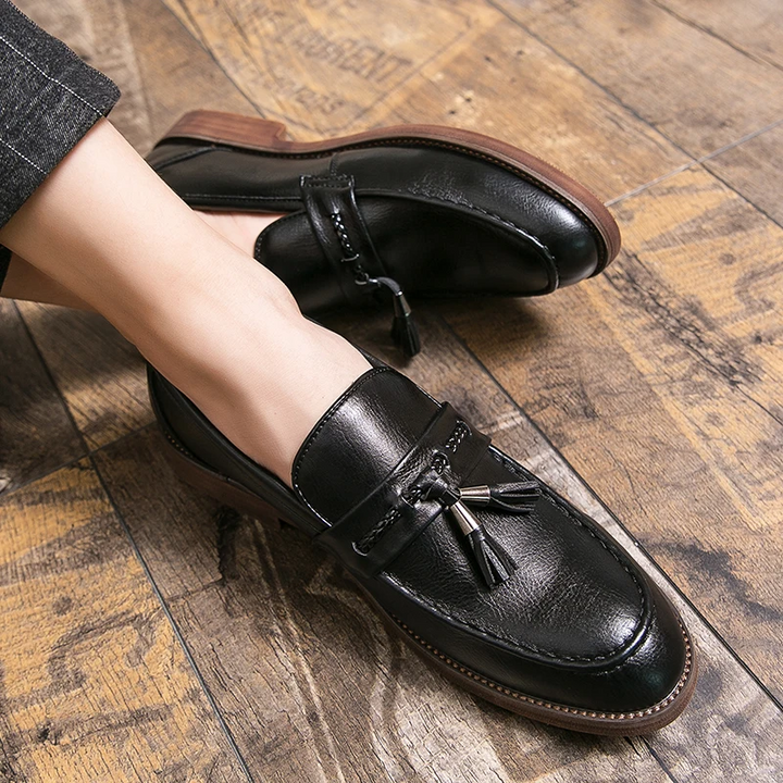 Læder Tøse Loafers