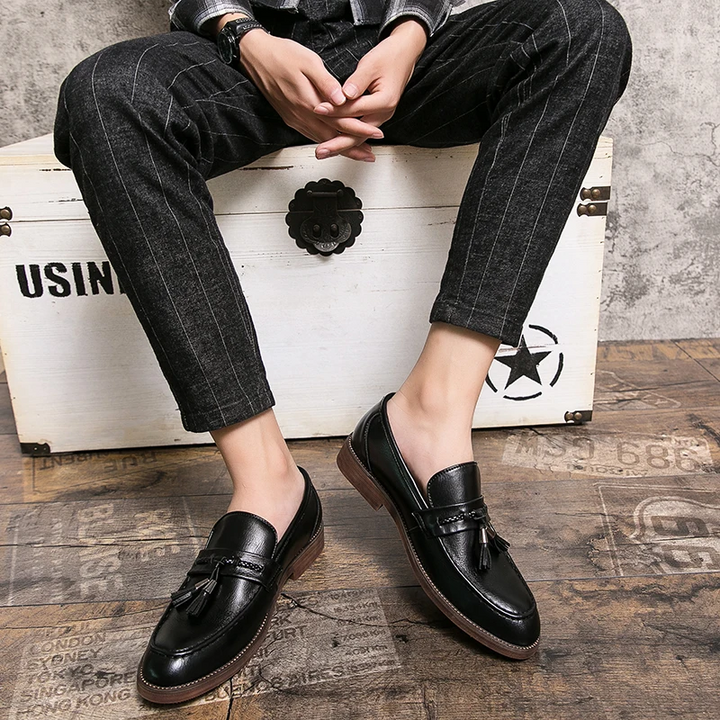 Læder Tøse Loafers
