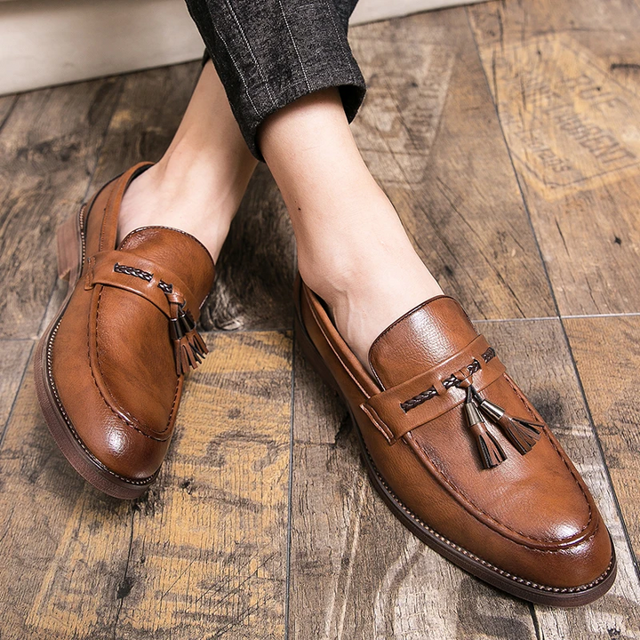 Læder Tøse Loafers