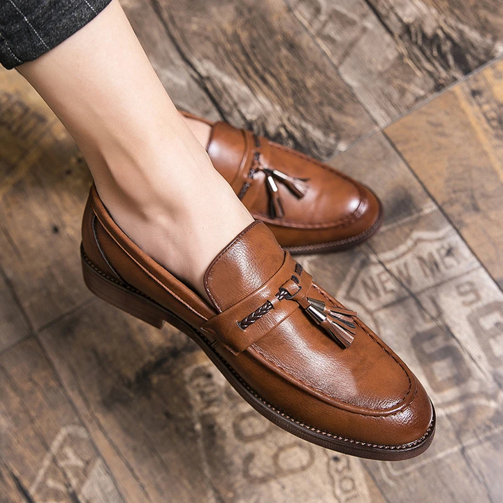 Læder Tøse Loafers