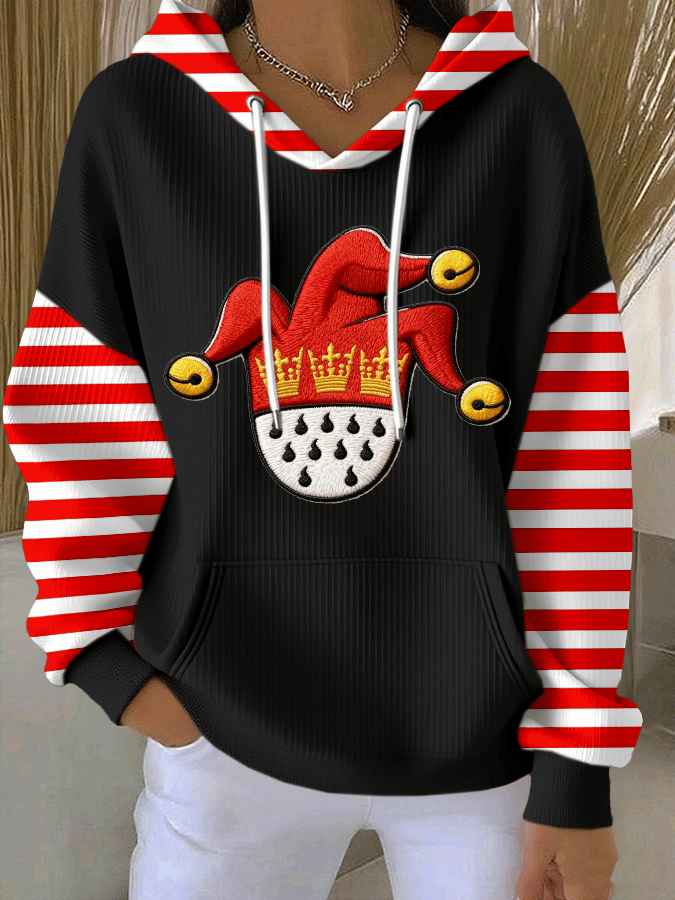 Lækkert hoodie med Kölner Karnevals-print til damer