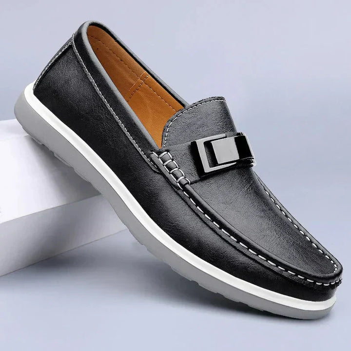 Luksus Læder Loafers
