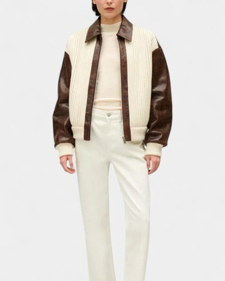 Malene | Farveblok skjorte