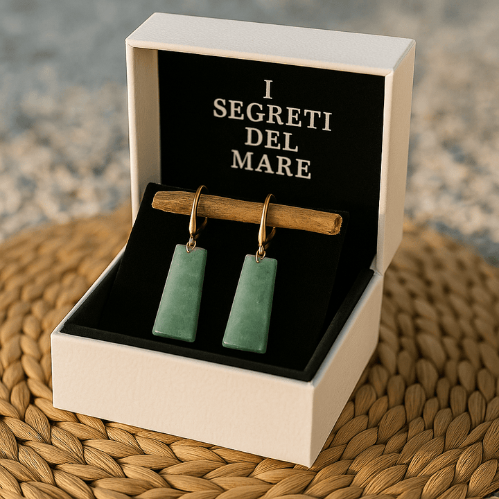 Malou | Smaragdgrøn Øreringe